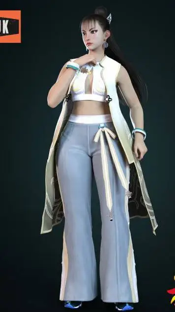 ai character: Chun Li  background