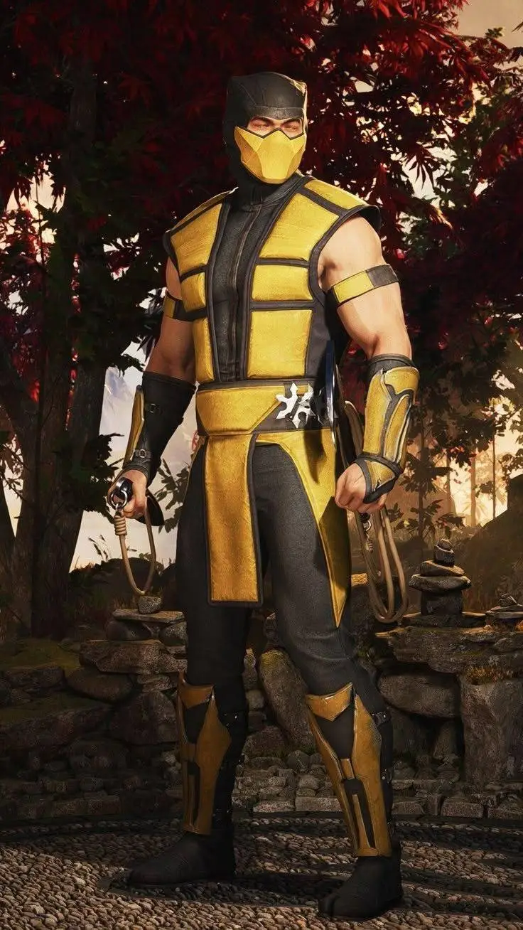 ai character: Scorpion  background