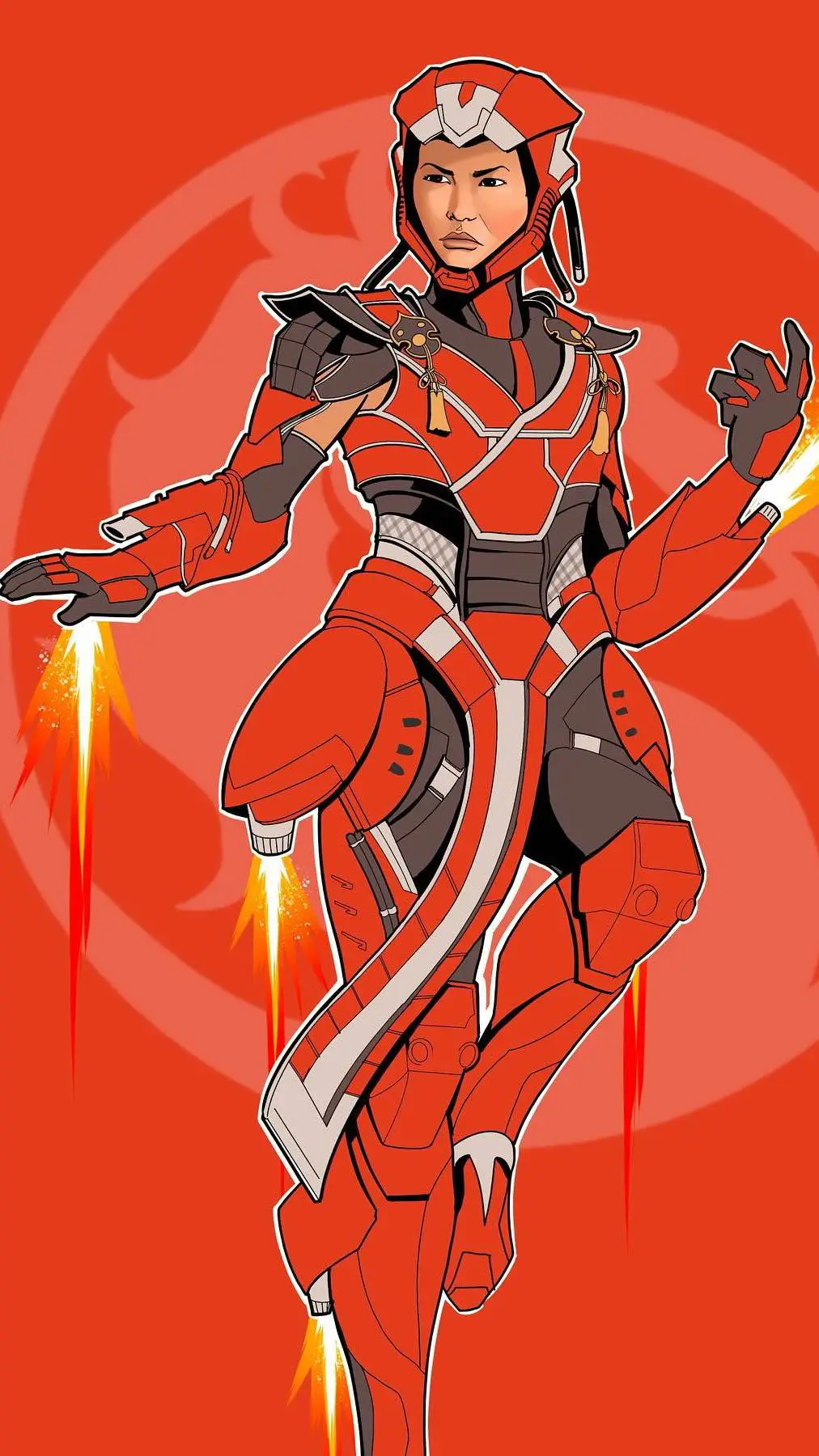 ai character: Sektor background