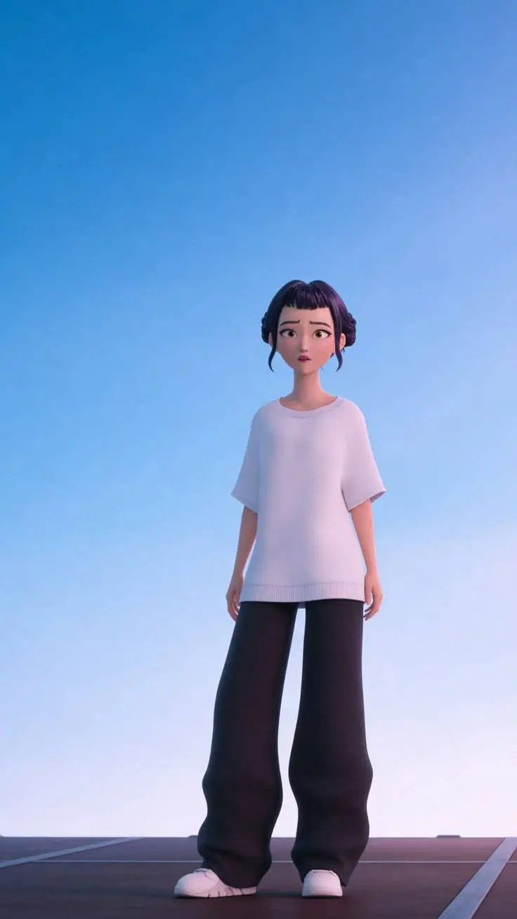 ai character: Zoey background