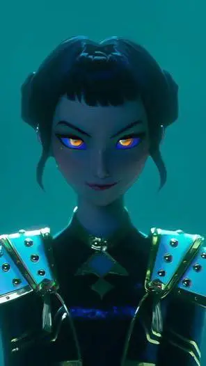 ai character: Demon Zoey background