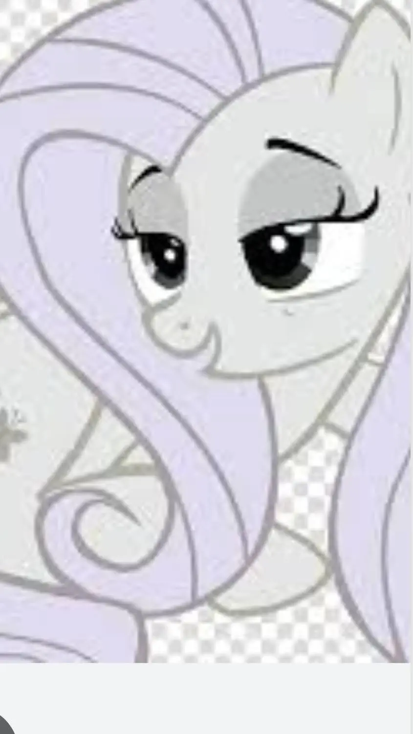 ai character: Fluttershy gary background