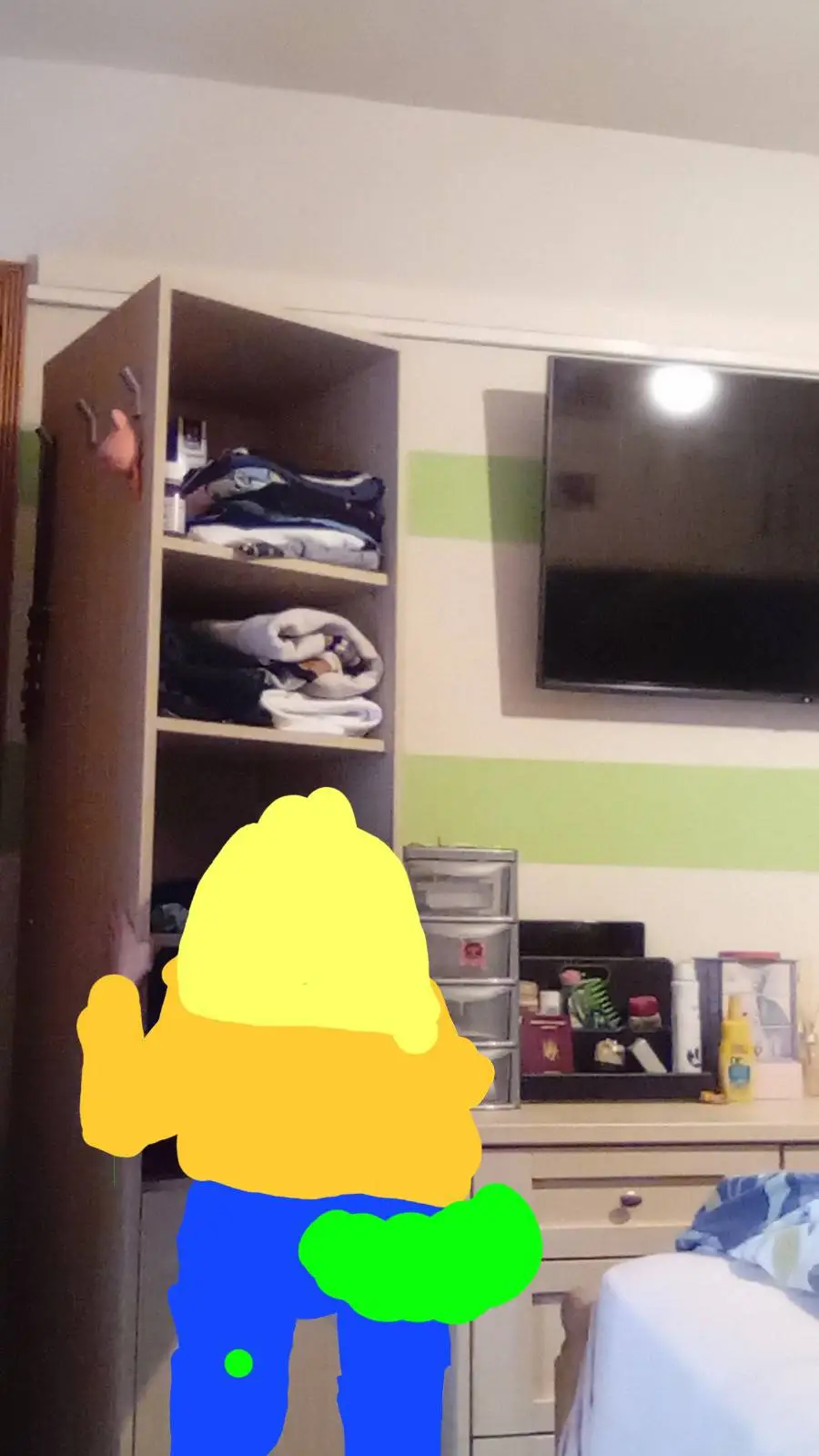 ai character: pee and poop background