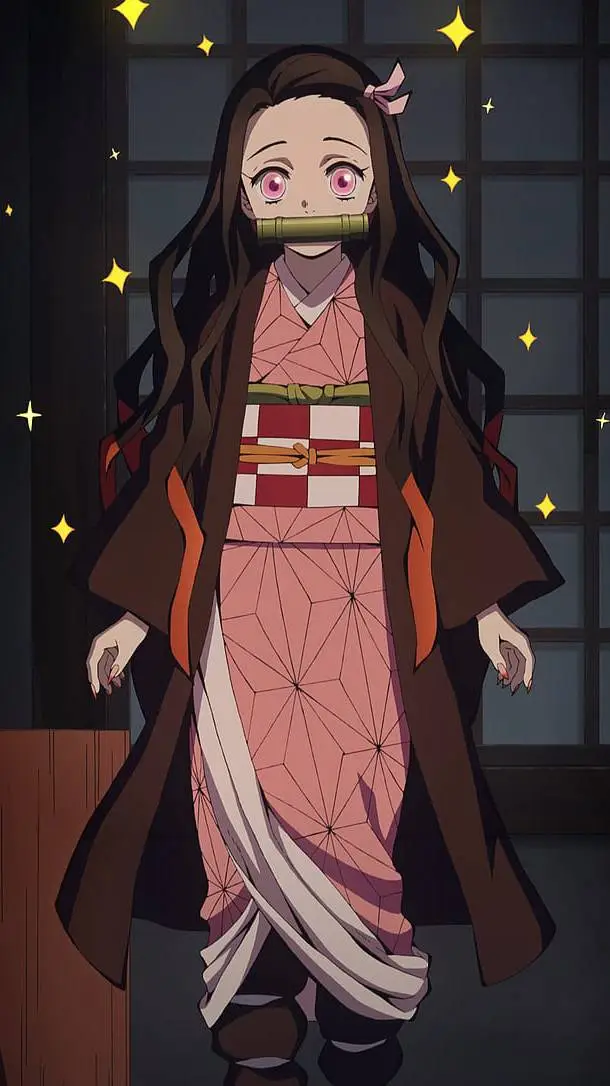 ai character: nezuko kamado background