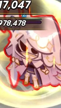 ai character: cookie white mask  background