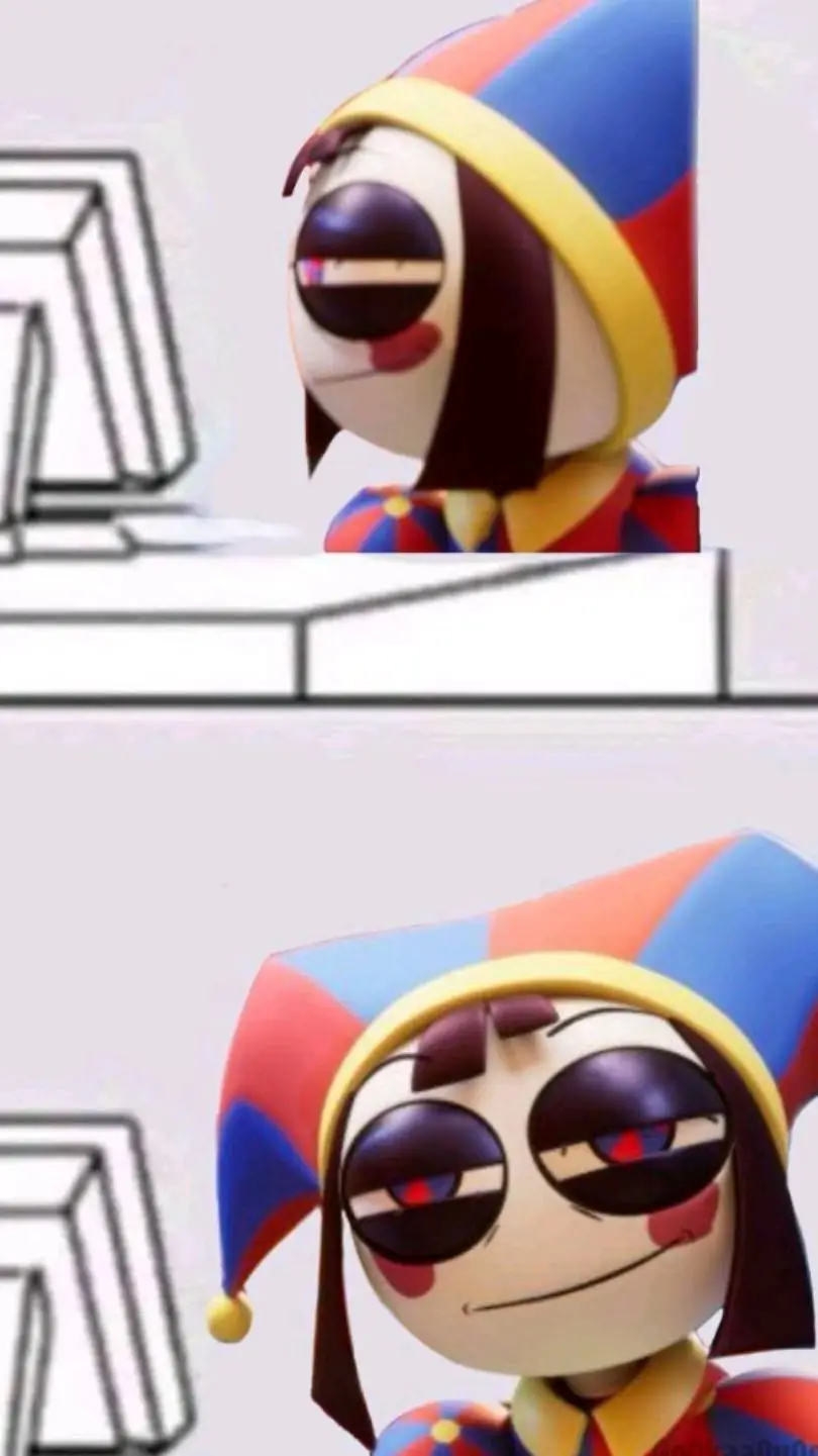 ai character: 🃏TADC but haunted🎭 background