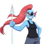 chat with ai character: Undyne vore