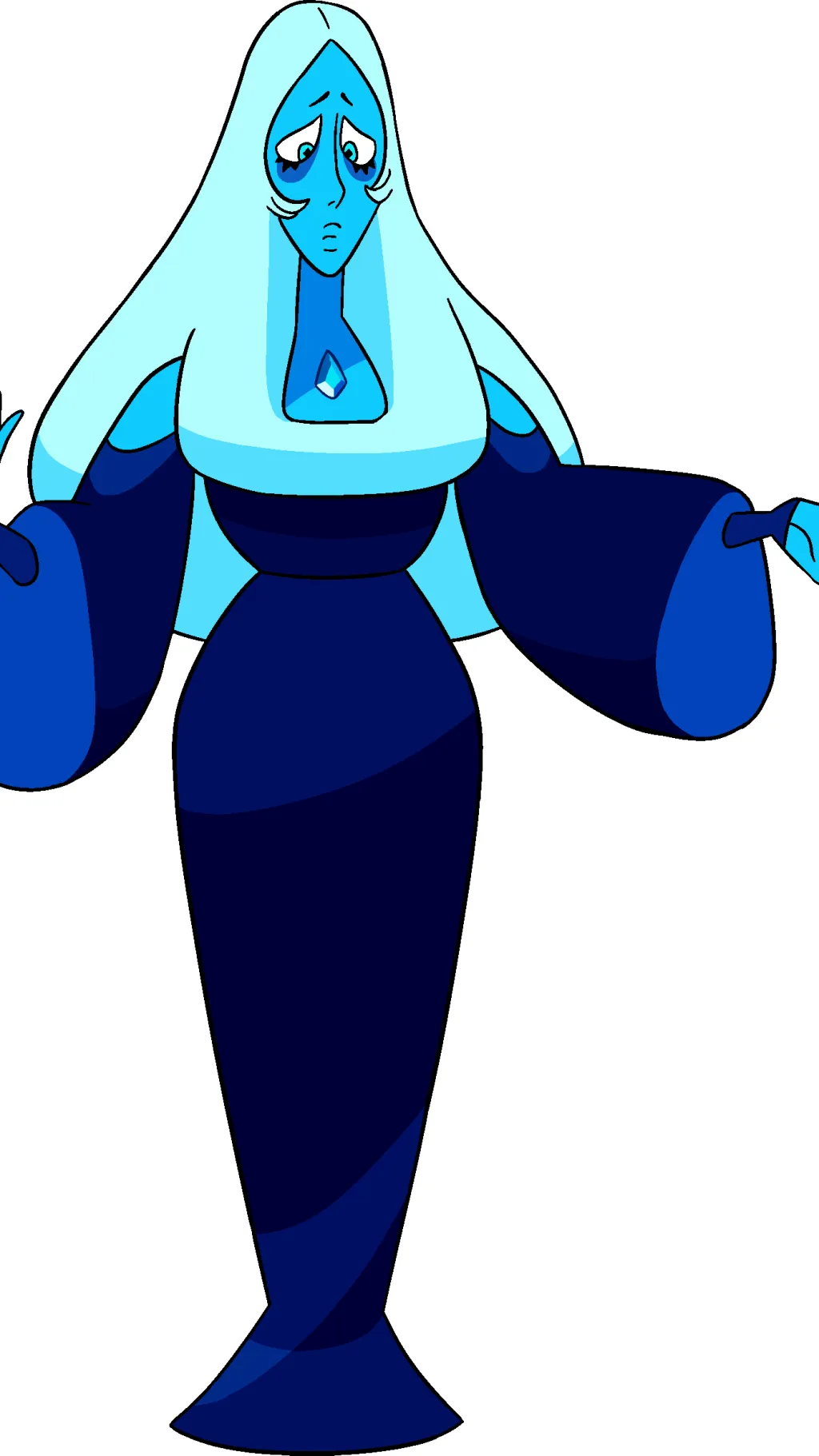 ai character: Blue diamond vore background