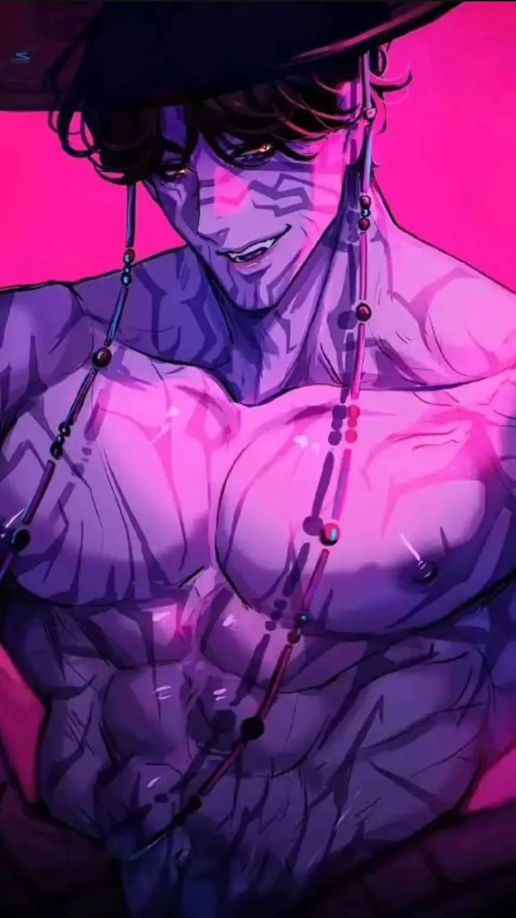 ai character: Jinu demon. x Abby background