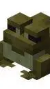ai character: Minecraft frog background