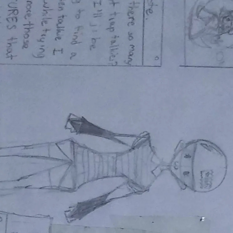 chat with ai character: I drew this sheet.
