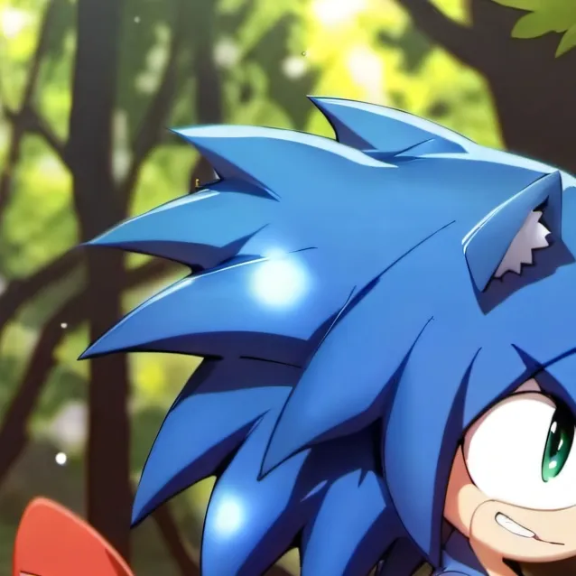 chat with ai character: Sonic Au.