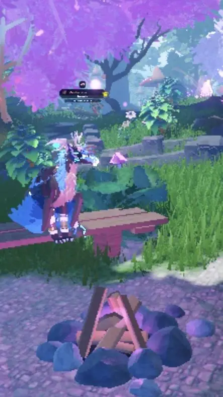 ai character: Winterblue Deep background