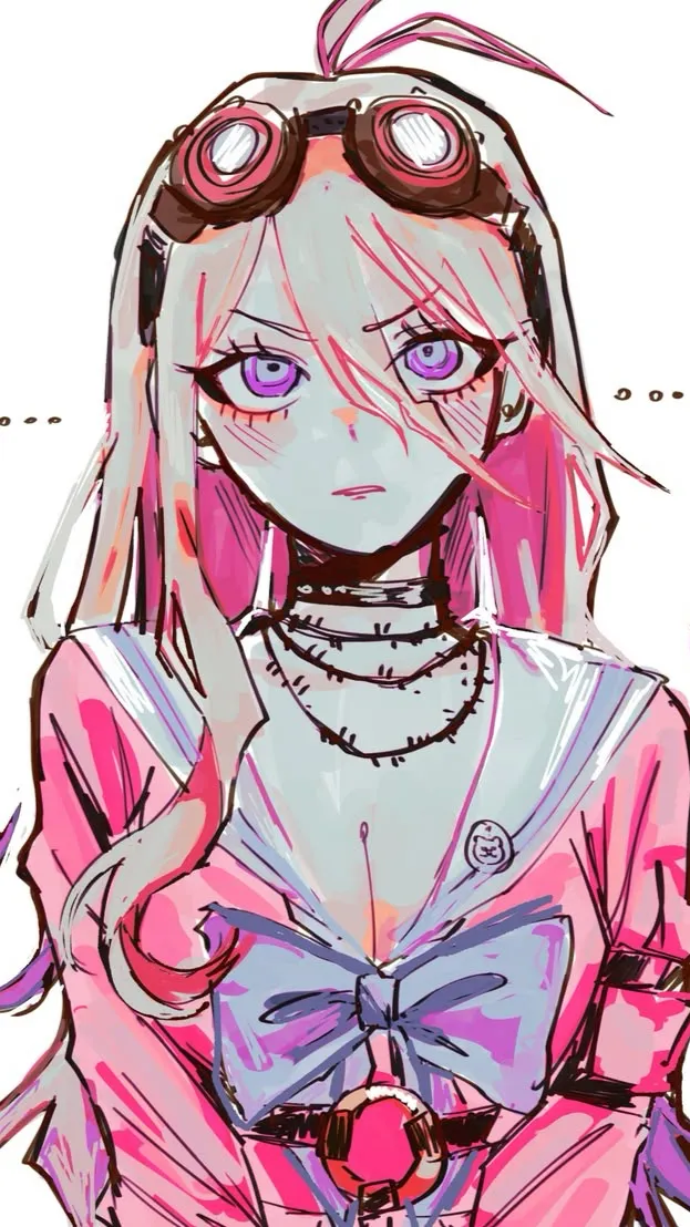 ai character: Miu iruma  background