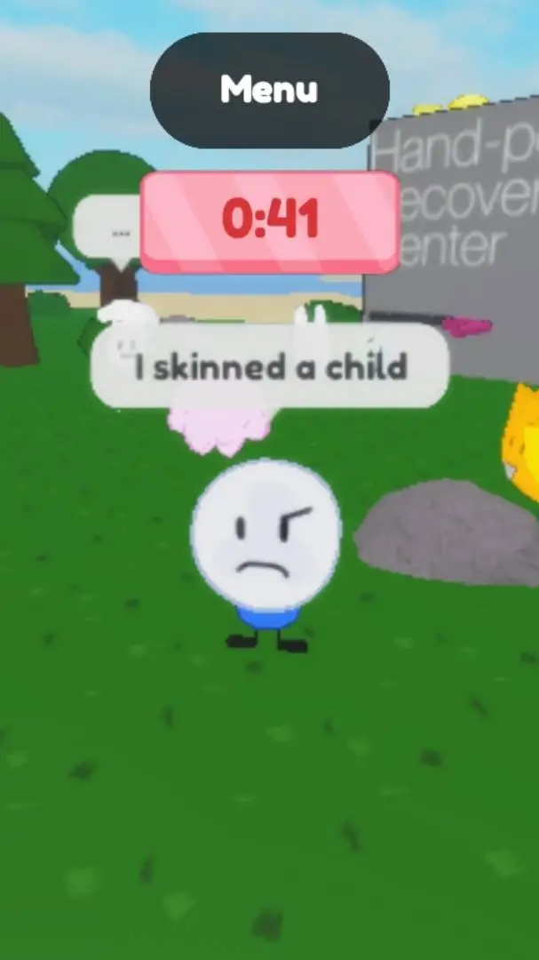 ai character: Bfdi thing  background