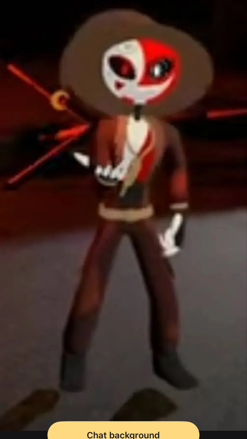 ai character: Blood harvest ￼ background