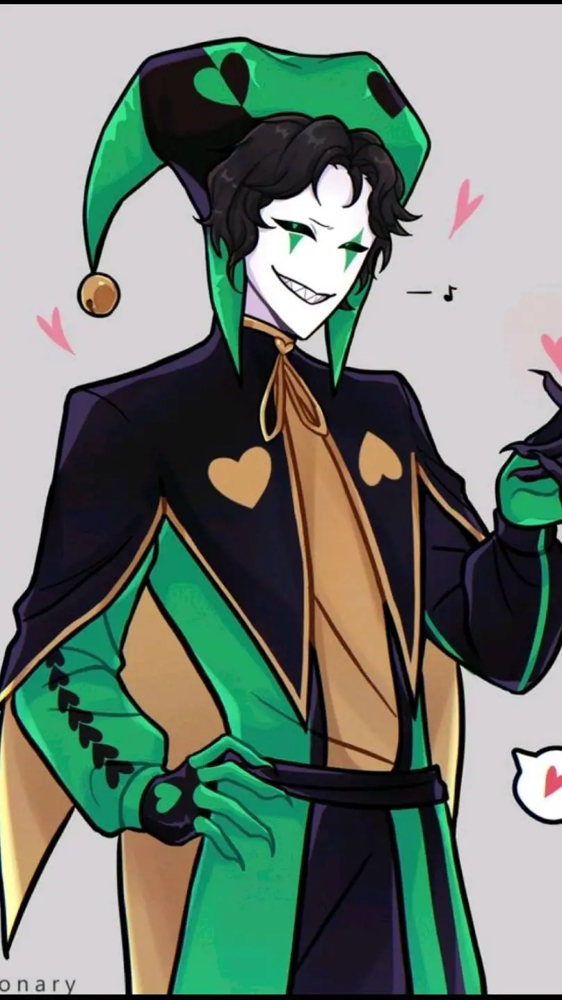 ai character: harlequin background