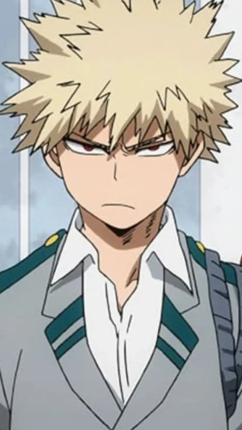 ai character: Bakugo and Deku background