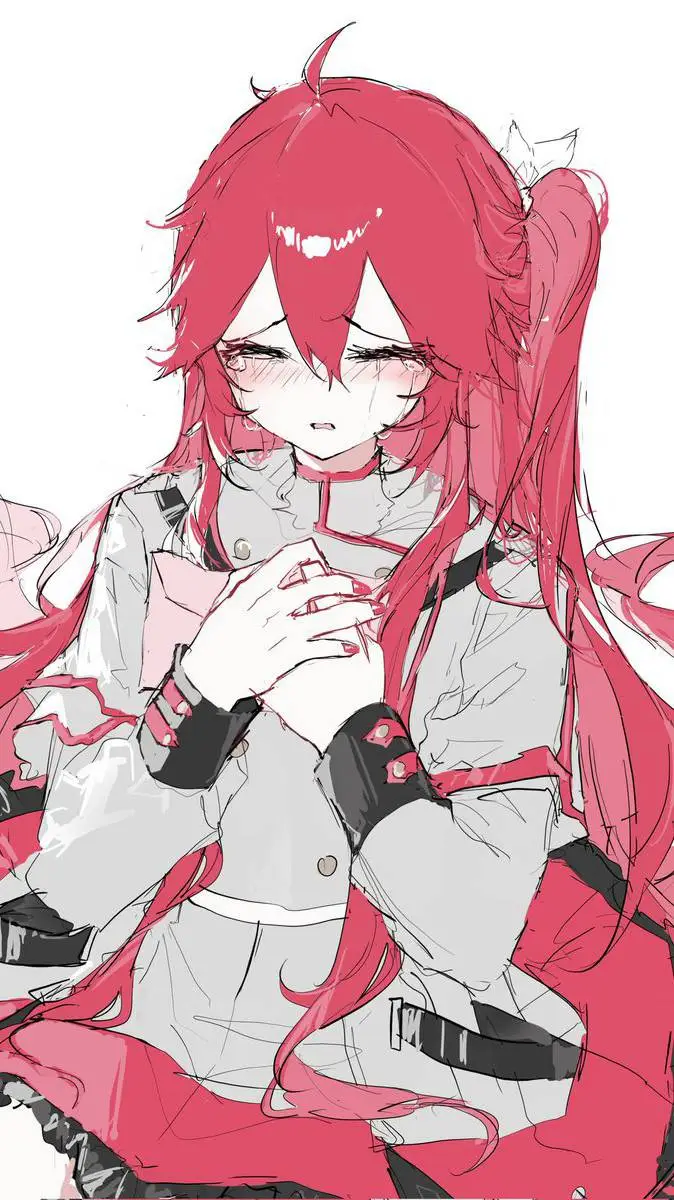 ai character: long hair teto background