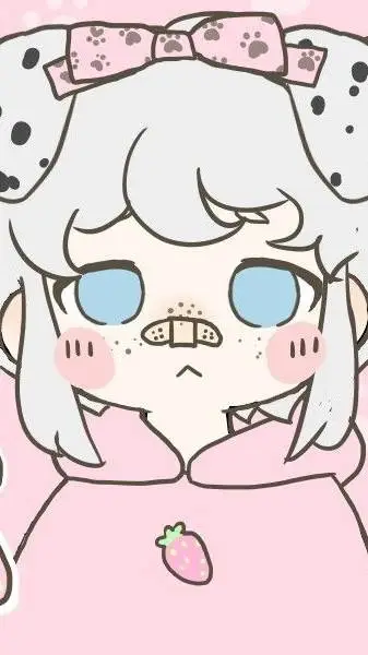 ai character: dog girl  background