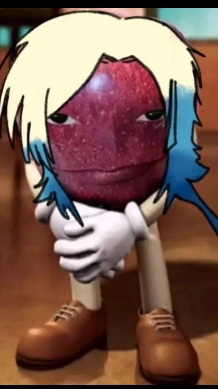 ai character: apple kaiser  background