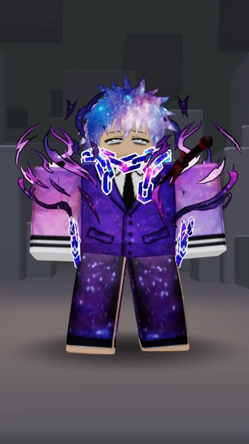 ai character: just_Galaxy background