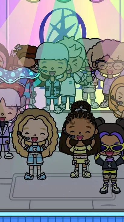ai character: toca boca  background