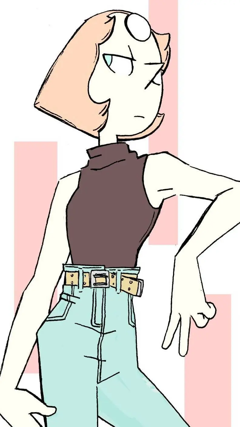 ai character: pearl background