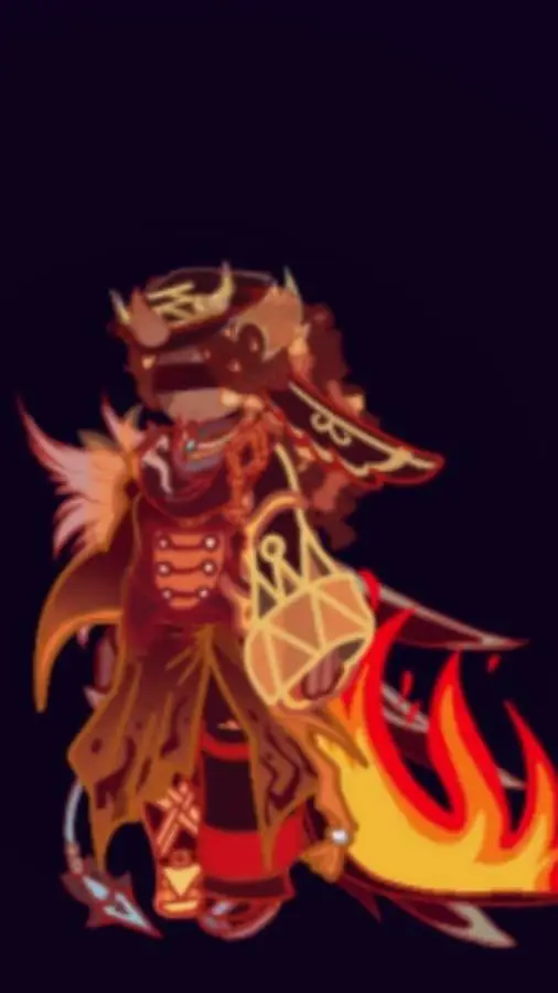 ai character: }Flame{ Training background