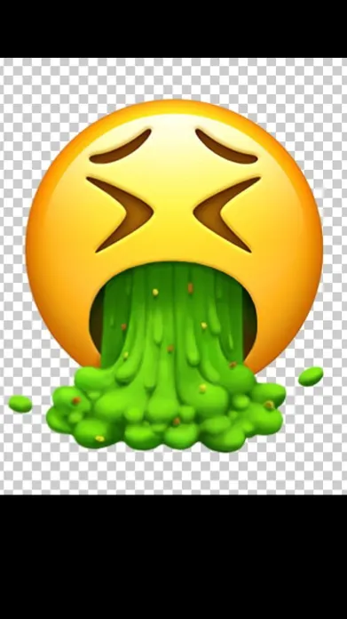 ai character: 🤮  background