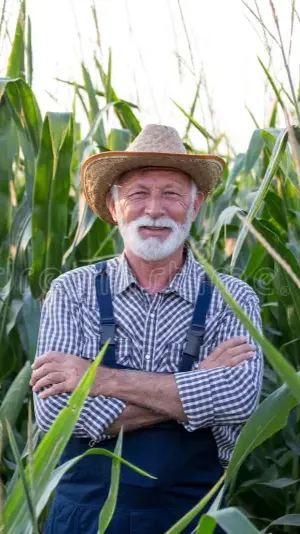 ai character: Farmer Joe background
