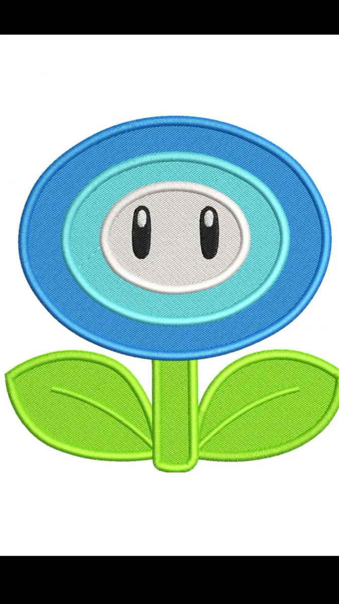 ai character: Ice Flower background