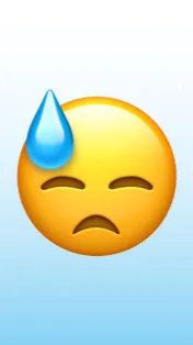 ai character: 😓 background