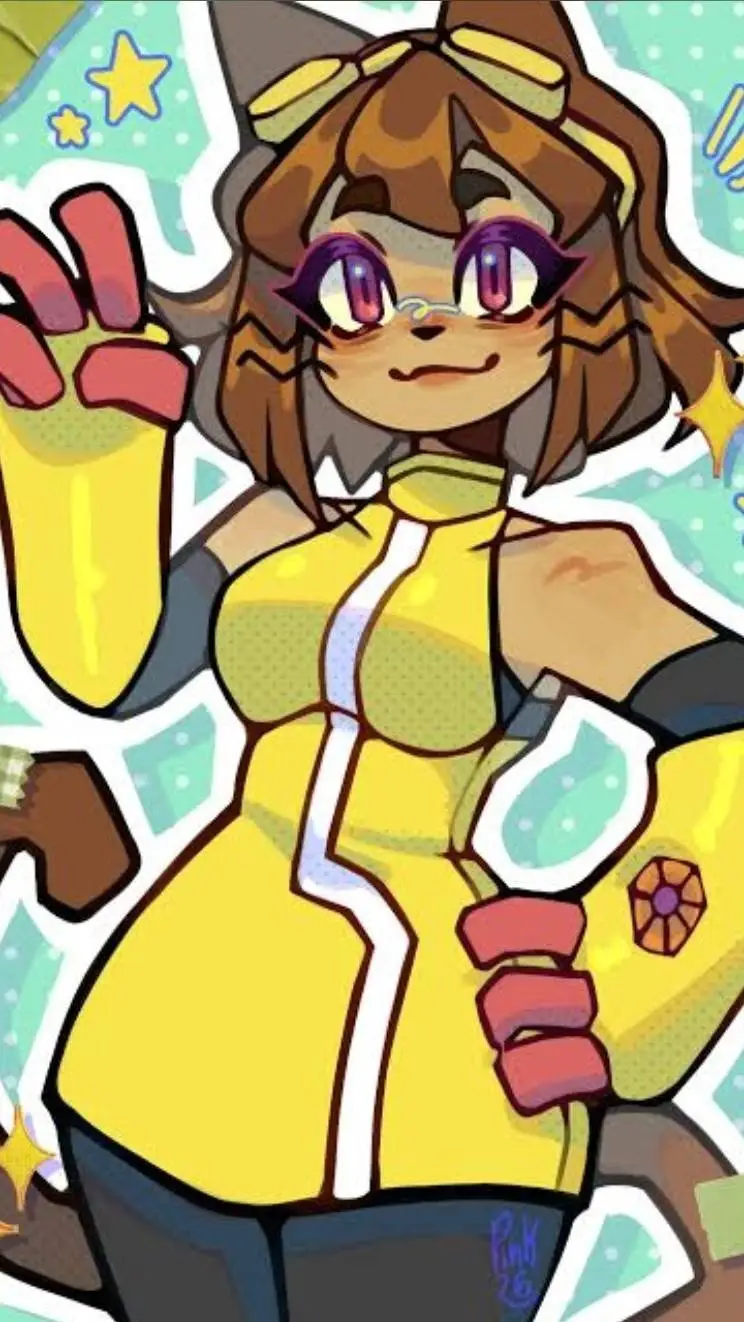 ai character: kit the cat background