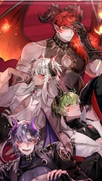ai character: kiss in hell background