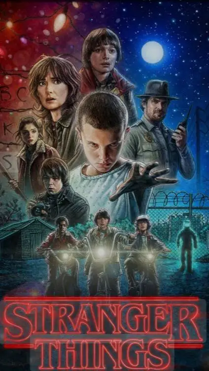 ai character: Stranger Things background