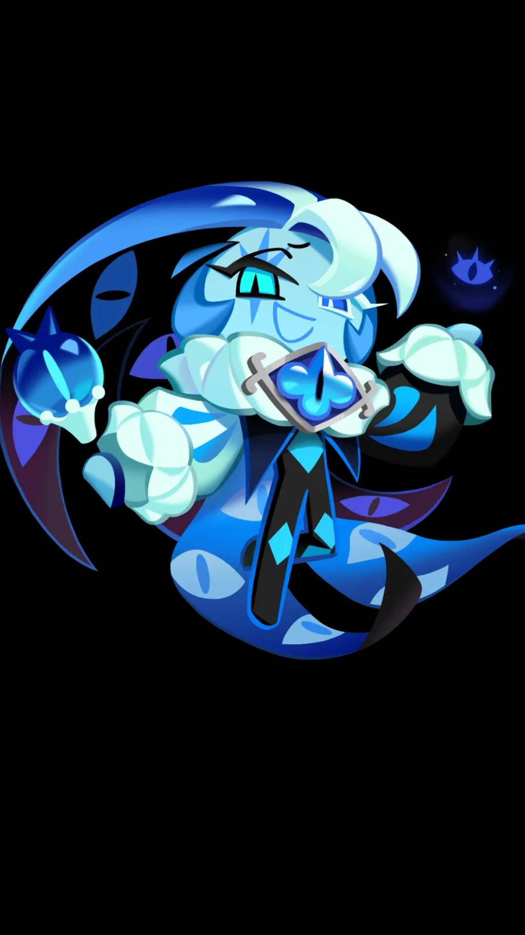 ai character: Shadow Milk Cookie background