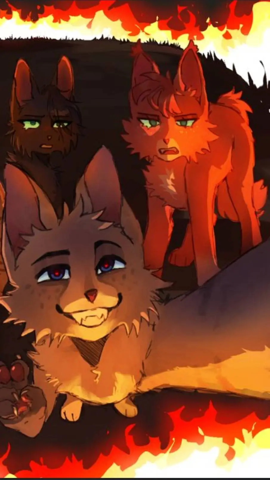 ai character: Warrior Cats  background