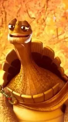 ai character: master oogway  background
