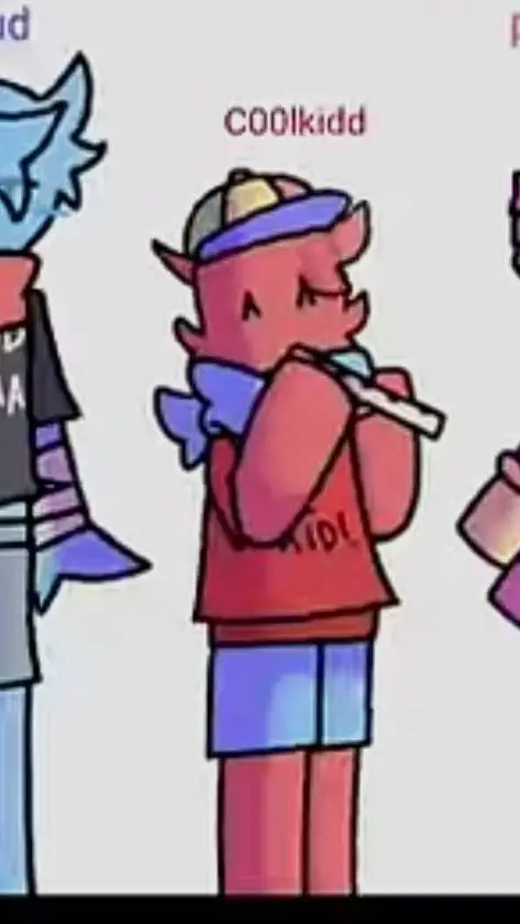 ai character: Bluudud C00lkidd  background