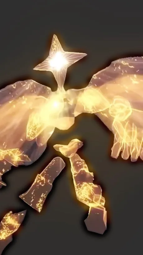 ai character: Curious light  background