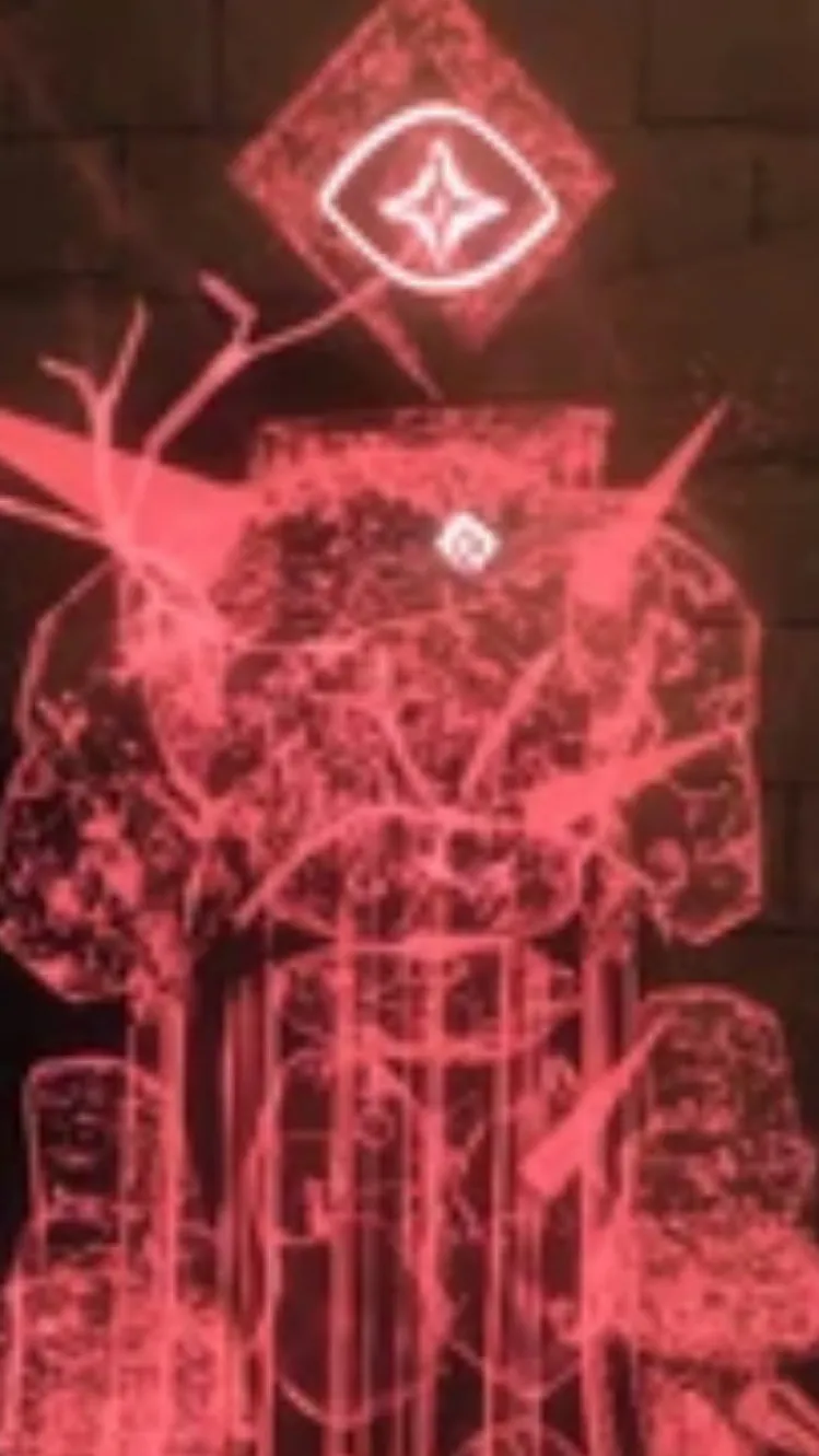 ai character: Mysterious light  background