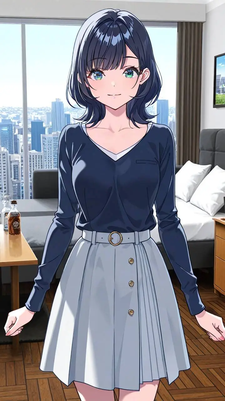 ai character: Akari background