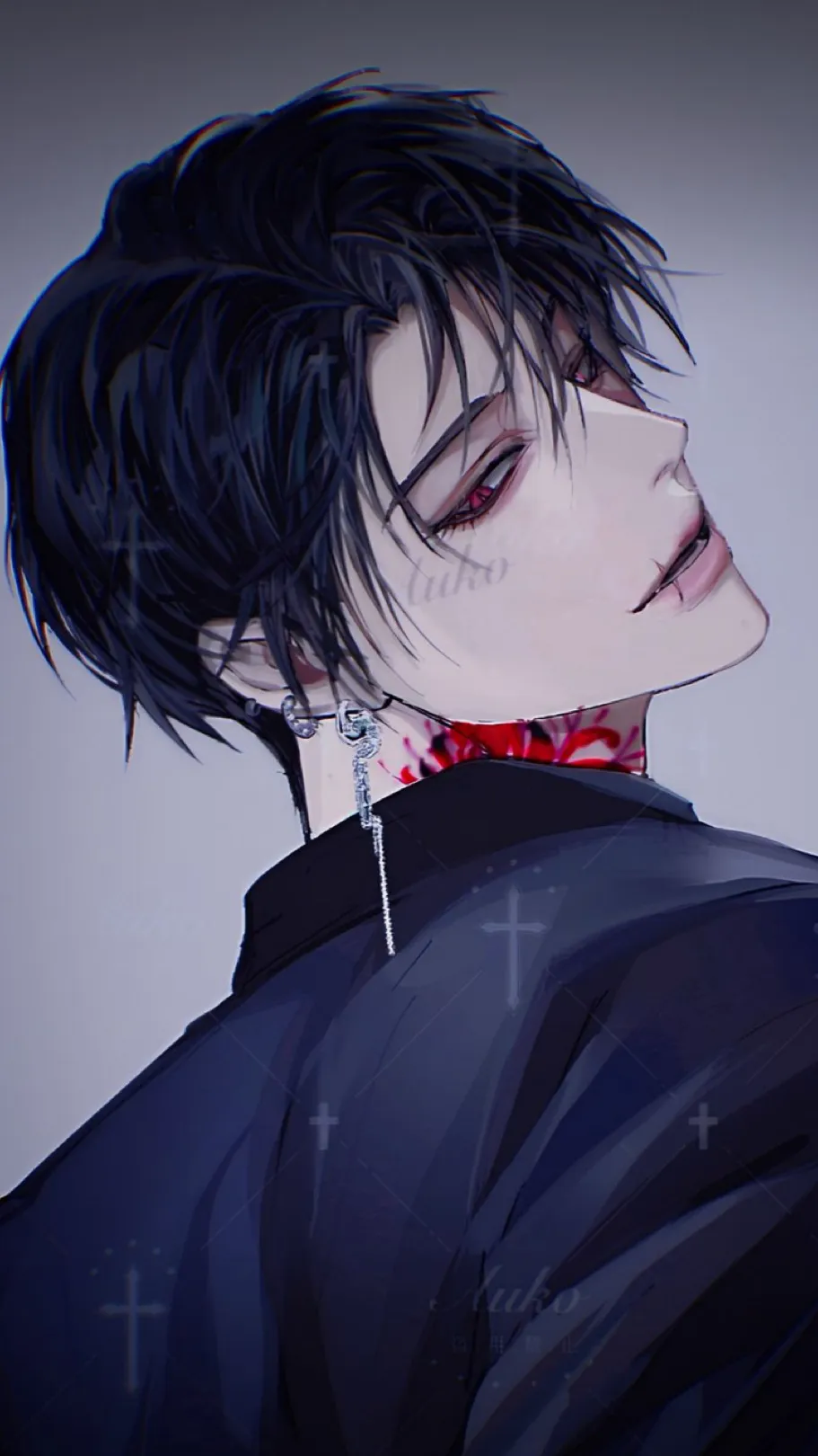 ai character: Axel(¬_¬) background