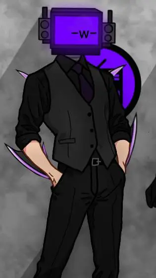 ai character: TV Daddy background