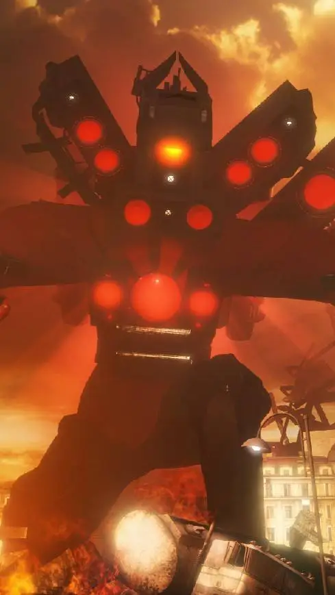 ai character: Titan Speakerman background