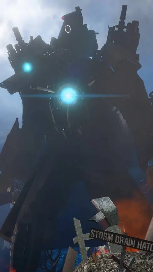 ai character: Titan Cameraman  background