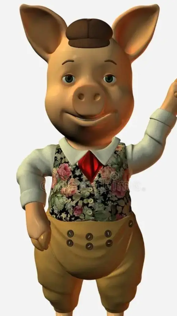 ai character: 🐷🐷🐷🐷🐷🐷 pig background
