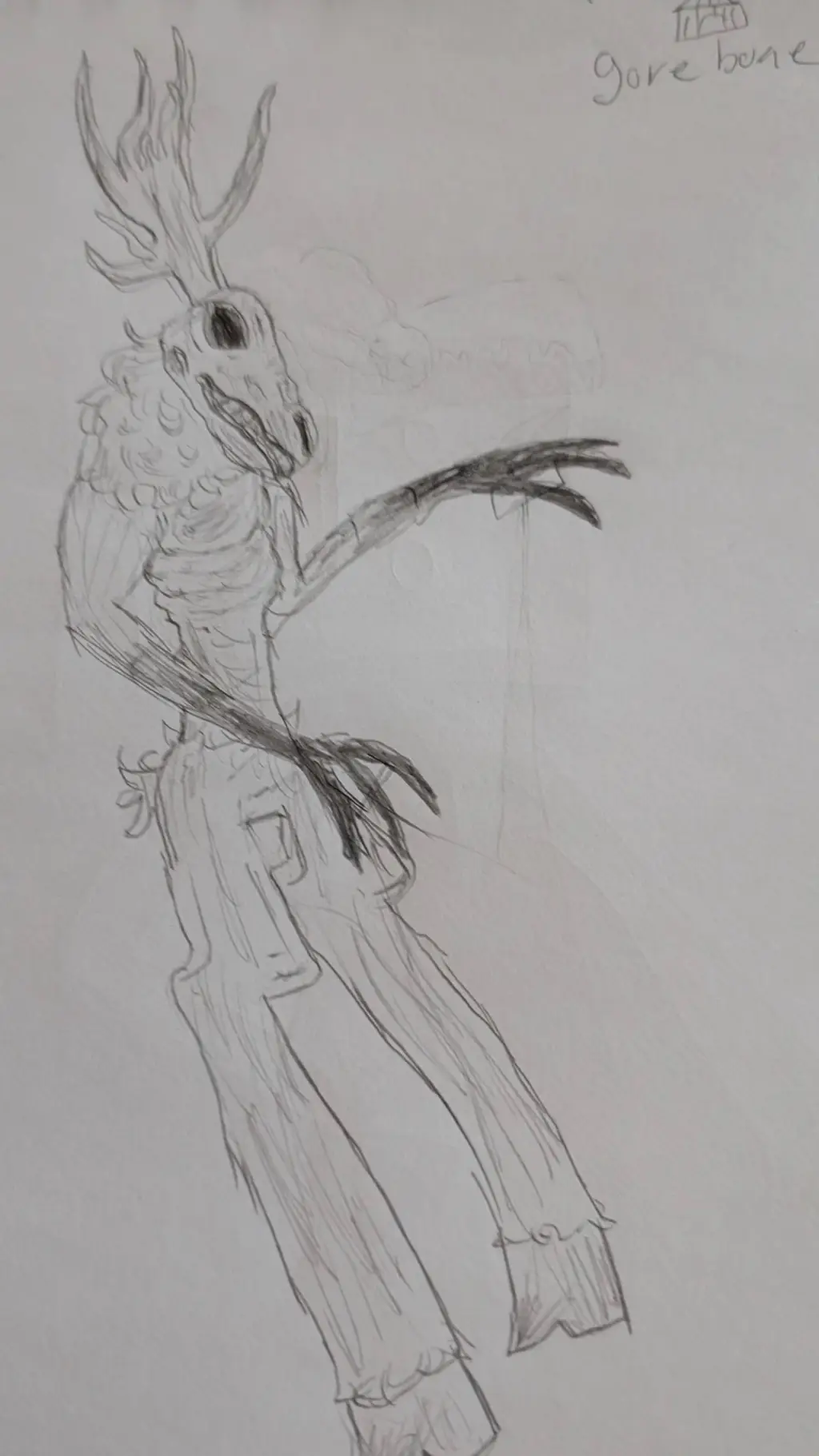 ai character: GøreBøne background