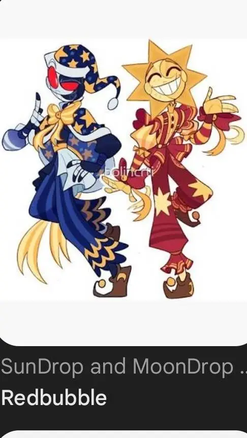 ai character: moon and sun kid  background